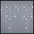 Decorazione tenda luminosa 270 miniled ice light bianco ghiaccio