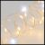 Catena 20 m 400 microled, metal silver, flashled diamond bianco caldo e freddo