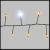 Catena minicluster 20 m, 1000 microled flashled diamond bianco caldo e freddo metal green
