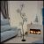 Albero nero con sfere H170 cm, 1800 microled bianco classic