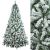 Albero di natale con effetto neve H 270 cm innevato