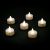 Set 6 candeline Tea Light a batteria effetto fiamma led bianco classic
