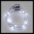 Collana luminosa 10 Microled a batteria luce fissa bianco ghiaccio