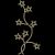 Decorazione luminosa di Natale laterale Starry Sprig - 120 x 260 cm