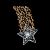 Decorazione natalizia centrale per strade Shooting Star 70 x 110 cm