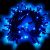 Catena di Natale 10 m - 120 Maxiled luce fissa - prolungabile - blu