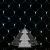 Decorazione rete di luci per albero di natale 195 led con controller bianco ghiaccio illuminata