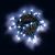 Catena di luci di Natale 4 m - 40 mini bulbi led a luce fissa - reflex - bianco ghiaccio