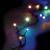 Catena di luci di Natale - 40 mini bulbi led a luce fissa - reflex - multicolor