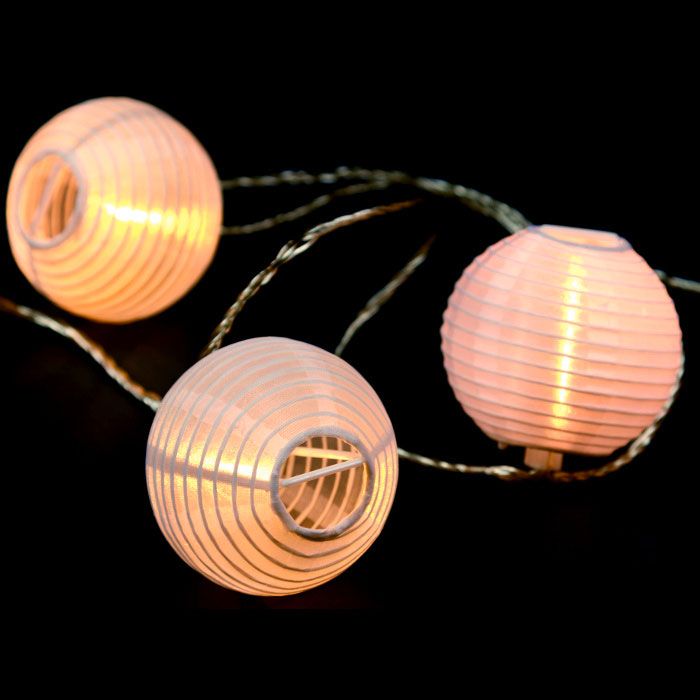 Set 10 Lanterne LED Colorate A Batteria - Per Esterni E Feste - Foto 11