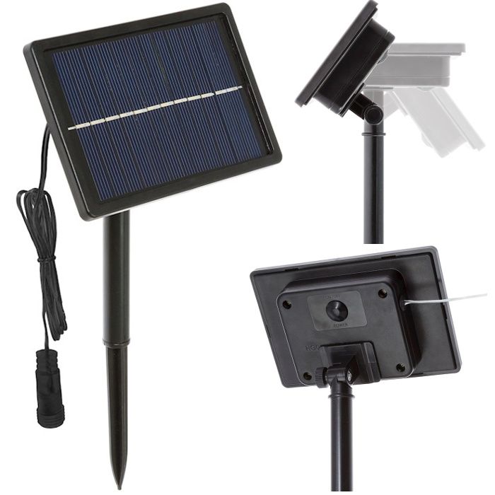 Luci solari da esterno per giardino, confezione da 4, 12 faretti solari