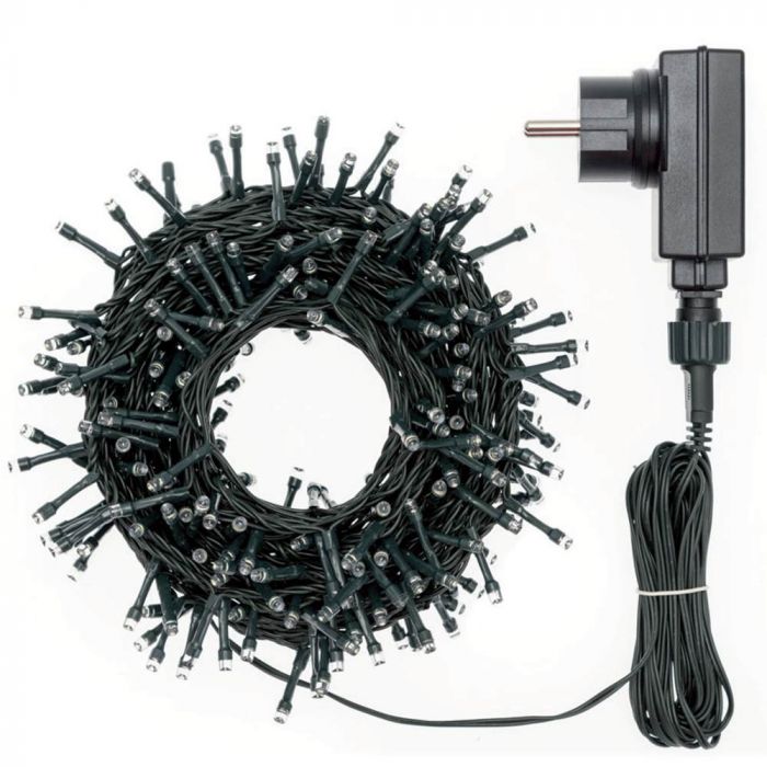 Nataland Catena Luminosa 1000 Led - 55 Metri Da Interno Ed Esterno, Serie Con Controller 8 Funzioni, Per Illuminazione Casa, Vetrine, Negozio e Albero di Natale (Multicolor, 1000 Led - 55 Metri