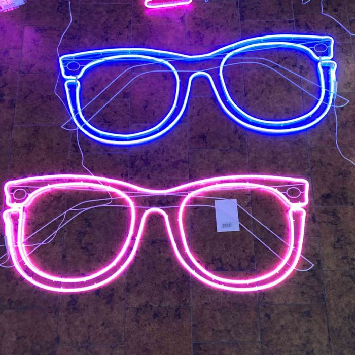 Mix 5 Occhiali da Sole luminosi 100cm|neon bifacciale|luce fissa