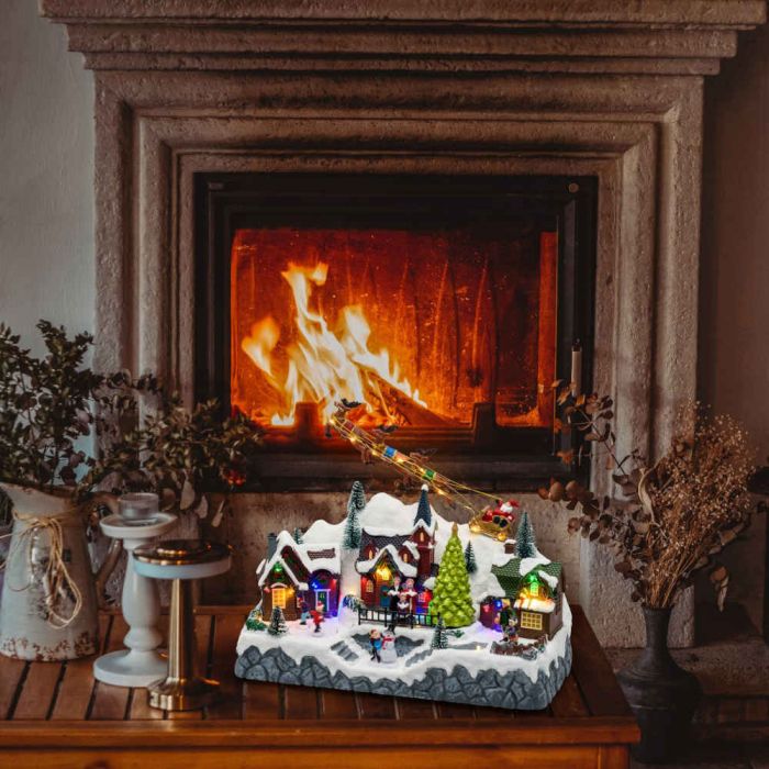 Giostrine natalizie Animazioni con Musica | Decorazioni di Natale