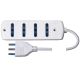 Presa Multipla 4 posti Spina 16A - 4 x Presa 16A - Max 2500W