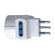 Adattatore Triplo Bianco Spina 10A