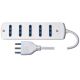 Presa Multipla 5 posti Spina 16A - 5 x Presa 16A - Max 2500W