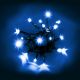 Catena di luci a batteria 20 led con Flashled Diamond - blu
