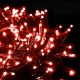 Catena di luci extralong 13,10 m - 180 miniled con memory controller - rosso