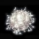 Catena di luci extralong 25,70 m trasparente - 360 miniled con memory controller - bianco ghiaccio