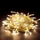 Catena luminosa con porta batterie controller-timer - 96 led reflex bianco classic