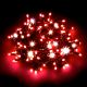 Catena 20 m - 200 maxiled Flashled Diamond - SENZA alimentazione - prolungabile - Rosso