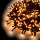 Catena luminosa 18,5 m 450 led con memory controller bianco caldo tradizionale da esterno