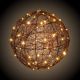 Sfera luminosa 3D ø25 cm metal copper outdoor, 120 microled flashled, bianco classic caldo da interno ed esterno