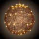 Sfera luminosa 3D ø30 cm metal copper outdoor, 160 microled flashled, bianco classic caldo - da interno ed esterno