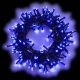 Catena luminosa 12,8 m 320 led con memory controller timer, blu