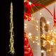 Cascata di luci 600 microled, 15 stringhe da 2,20 m, flashled, bianco classic