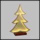 Albero di Natale 30xH40 cm bifacciale|luce fissa. Bianco tradizionale