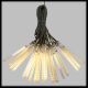 Catena 9.5 m 20 Mini Lightfall Led effetto neve bianco caldo