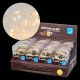 Kit 24 Catene luminose a batteria, 80 microled, 7,9 m, bianco caldo