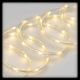 Tubo luminoso a led 20 m ø 10 mm 400 led con memory controller, bianco caldo