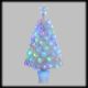 Albero di natale fibre ottiche H 100 cm, multicolor RGB con giochi di luce