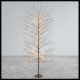 Albero luminoso marrone, h 230cm, 1560 microled bianco caldo e bianco freddo, flashled diamond