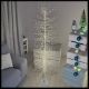 Albero luminoso bianco H200 cm, 1656 microled bianco classic