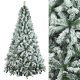 Albero di natale con effetto neve H 240 cm per interno