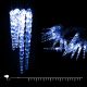 Catena natalizia 8 m - 40 ghiaccioli Led luce fissa - blu