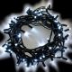 Catena di Natale 10 m - 120 Maxiled luce fissa - prolungabile - bianco ghiaccio
