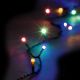 Catena luminosa di Natale 1 m - 10 mini bulbi led a luce fissa - reflex - multicolor