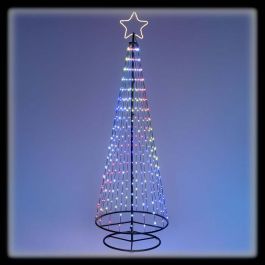 Proiettore Alberi Fiocchi Natalizio Luci Led Colorato Festa Natale Esterno Illuminazione Per Esterni