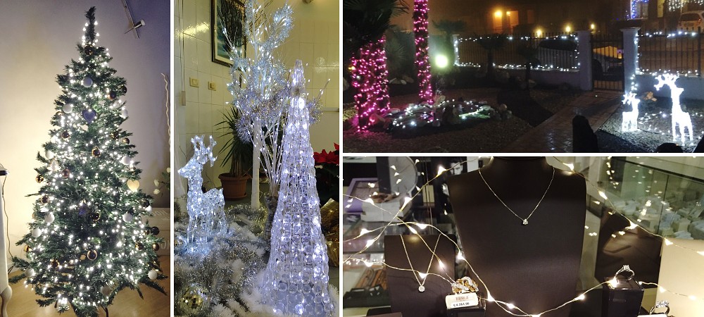 idee luci di Natale realizzazioni dei clienti