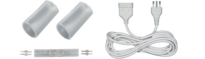 Connettori per tubi luminosi di Natale