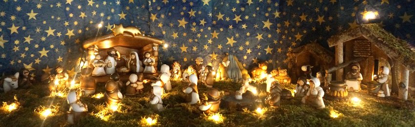Catene di luci di Natale corte