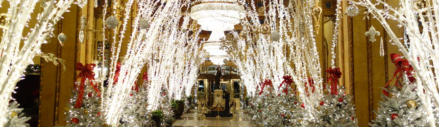 Luci di Natale per Hotel e alberghi