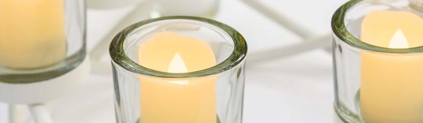 Candele e lanterne per arredo d'interni e feste estive in giardino