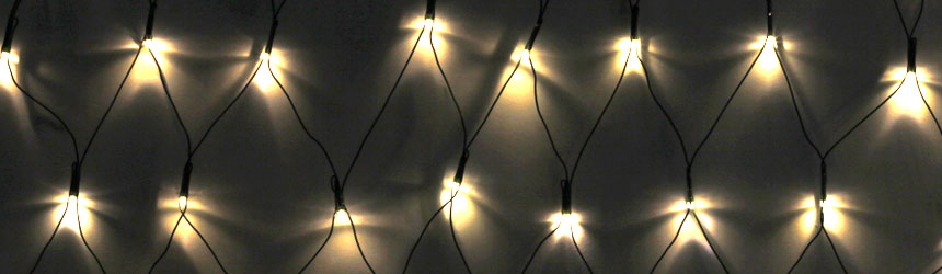 Reti luminose di Natale