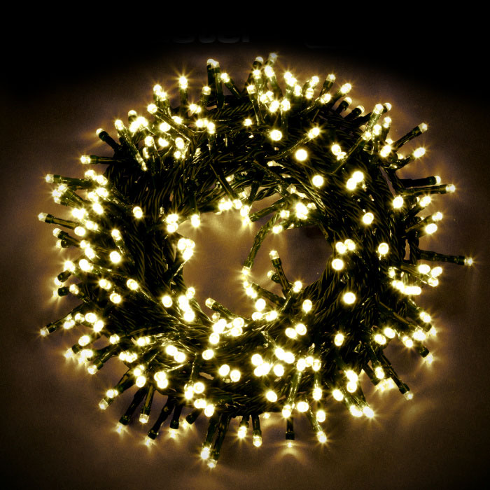 Proiettore Luci Natalizie Bianche.Catena A Grappolo 30 5 M Mini Cluster 1500 Led Con Memory Controller Bianco Classic